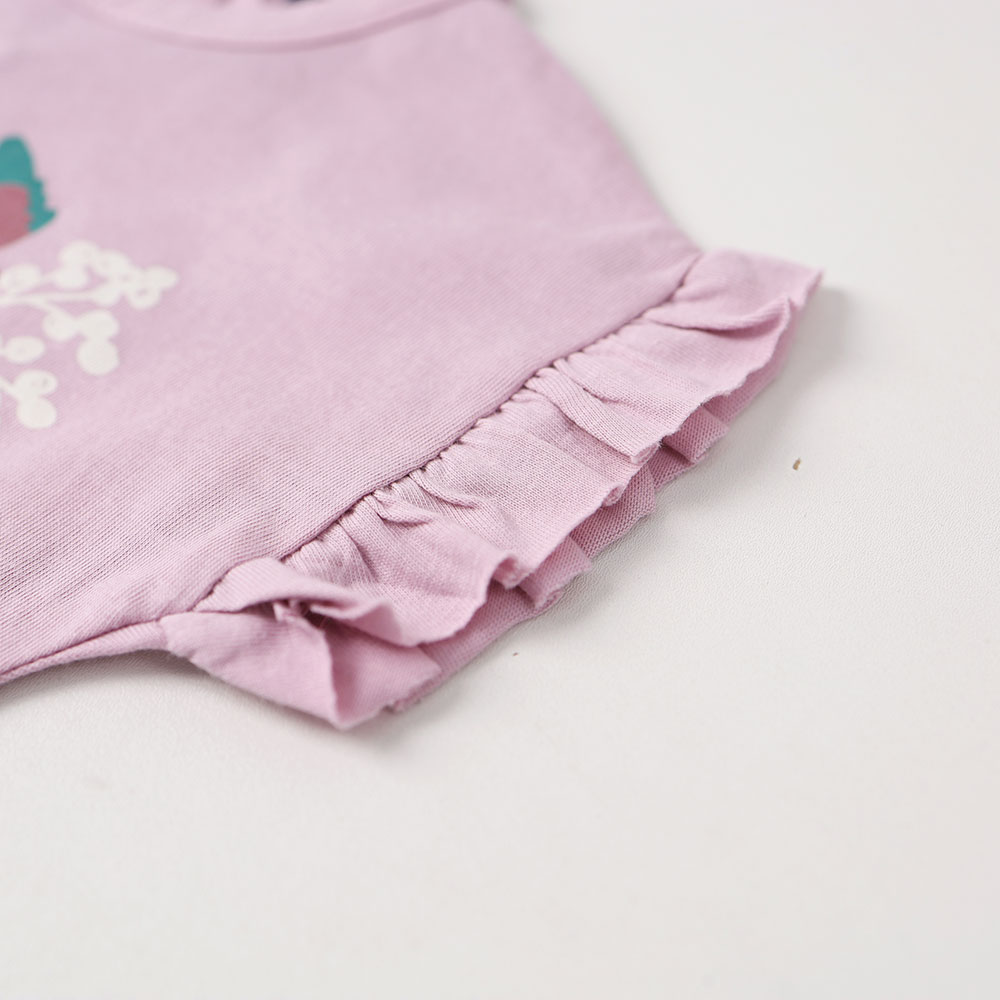 картинка Футболка для девочки DR 12039 Лиловый от магазина детских товаров ALiSa