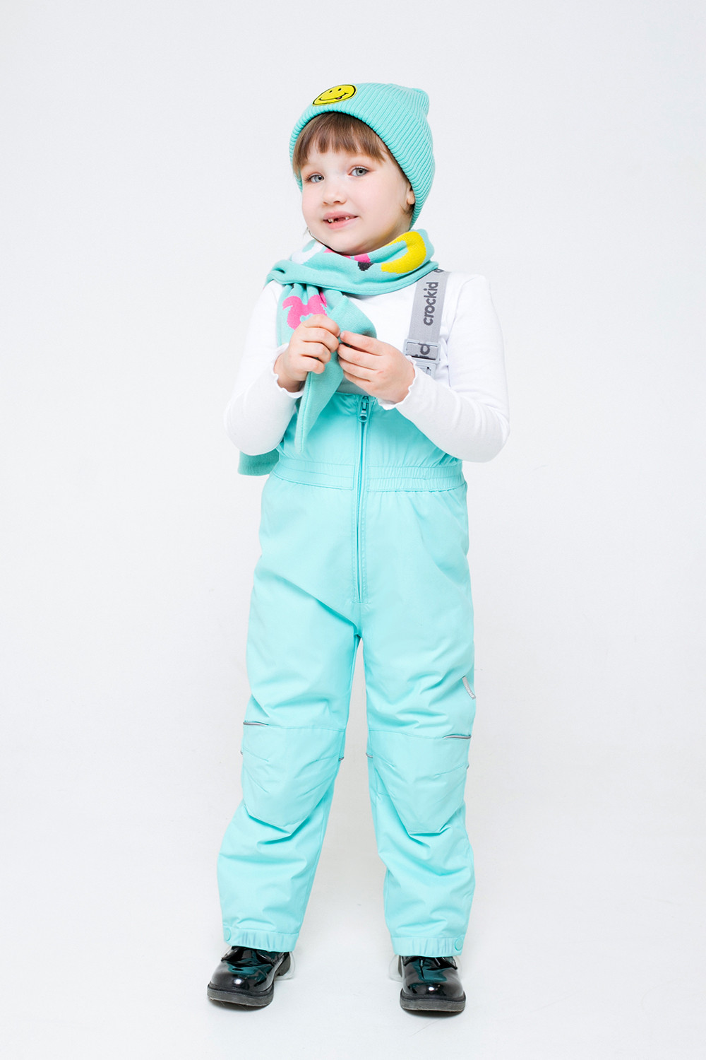 картинка Полукомбинезон демисезонный утепленный для девочки Crockid ВК 46016/16 ГР от магазина детских товаров ALiSa