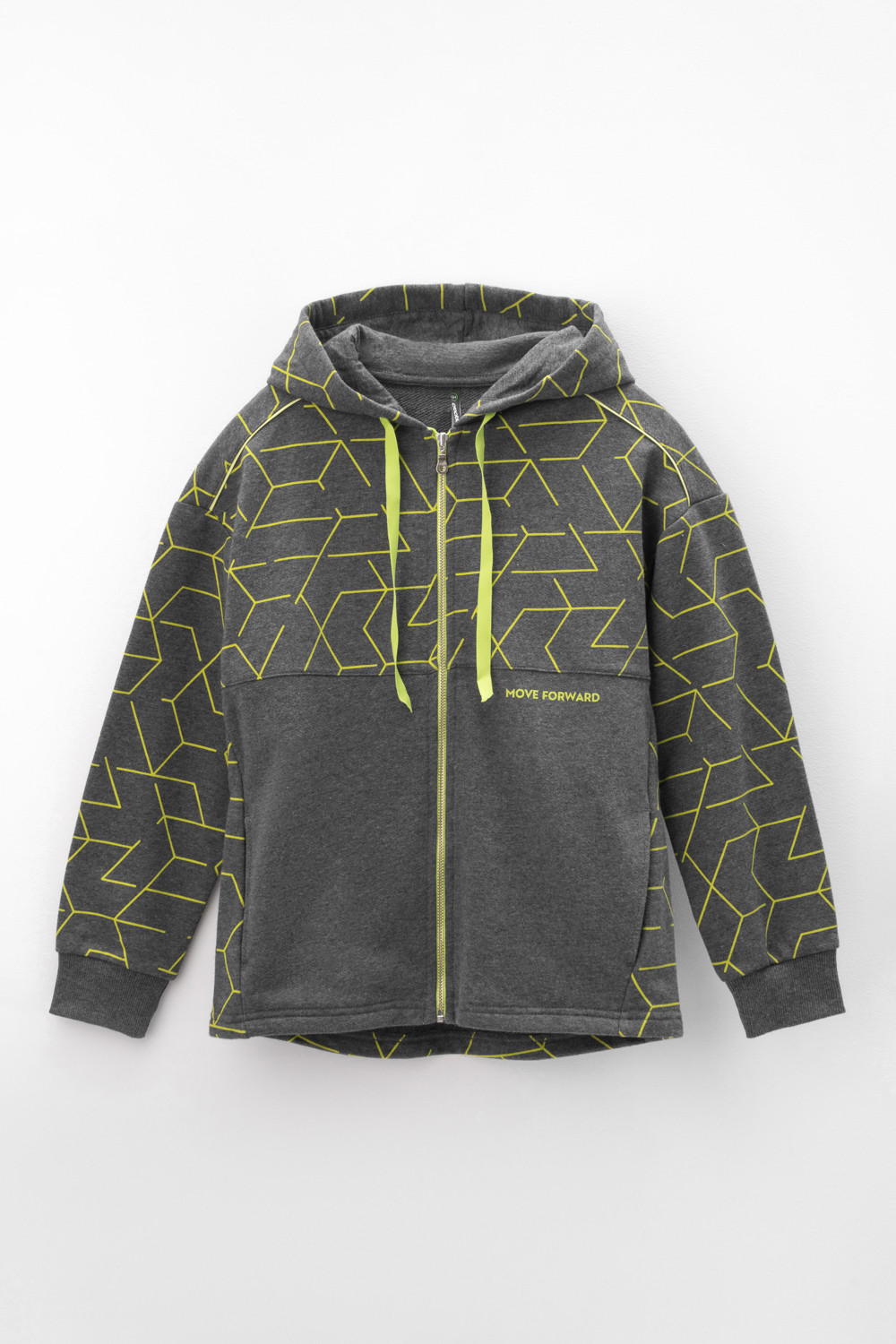 картинка Куртка для мальчика Crockid КР 302226 темно-серый меланж к422 от магазина детских товаров ALiSa