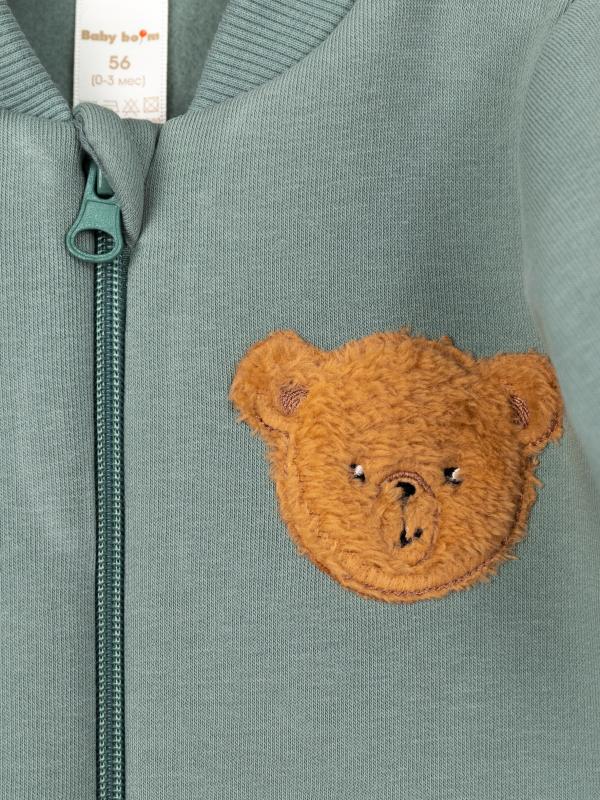картинка Комбинезон на стопе Baby Boom К381/5-Ф Мишка полынь от магазина детских товаров ALiSa