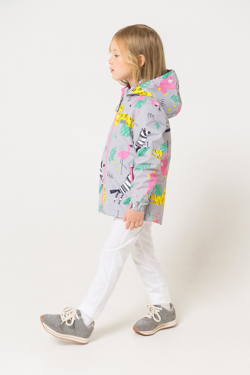 картинка Куртка ветровочная для девочки Crockid ВК 32090/н/1 ГР от магазина детских товаров ALiSa