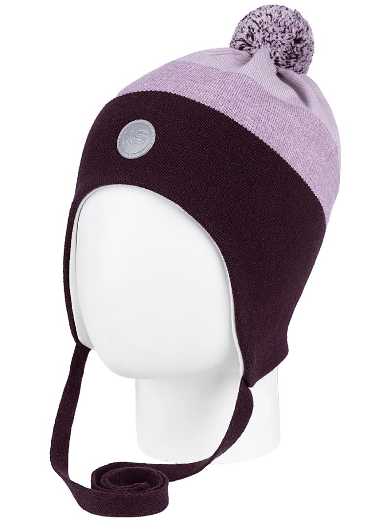 картинка Шапка для девочки NIKASTYLE 11м10424 вишня сухая роза от магазина детских товаров ALiSa