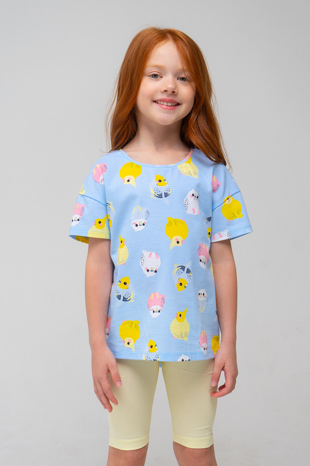 картинка Бриджи для девочки Crockid КР 4036 бледно-лимонный к329 от магазина детских товаров ALiSa