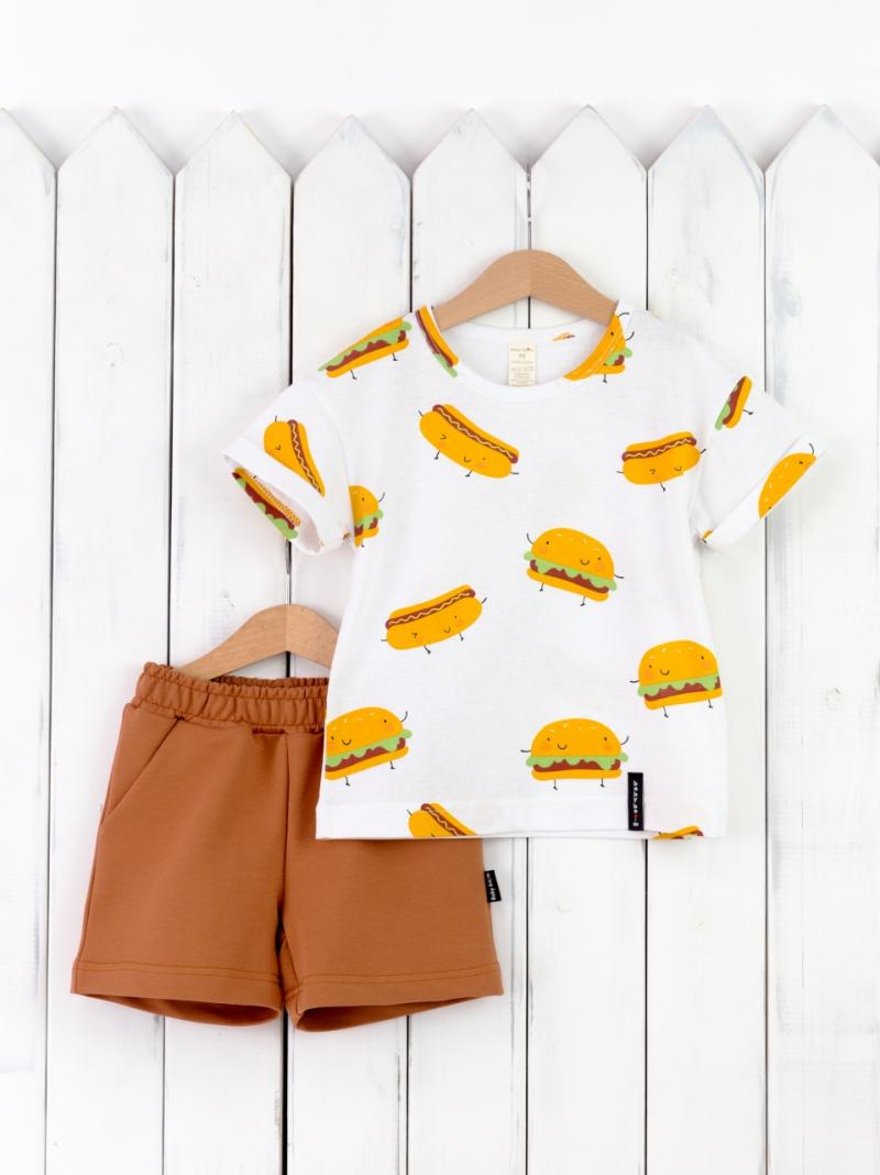 картинка Комплект детский Baby Boom КД426/3-К Хотдог+ охра от магазина детских товаров ALiSa