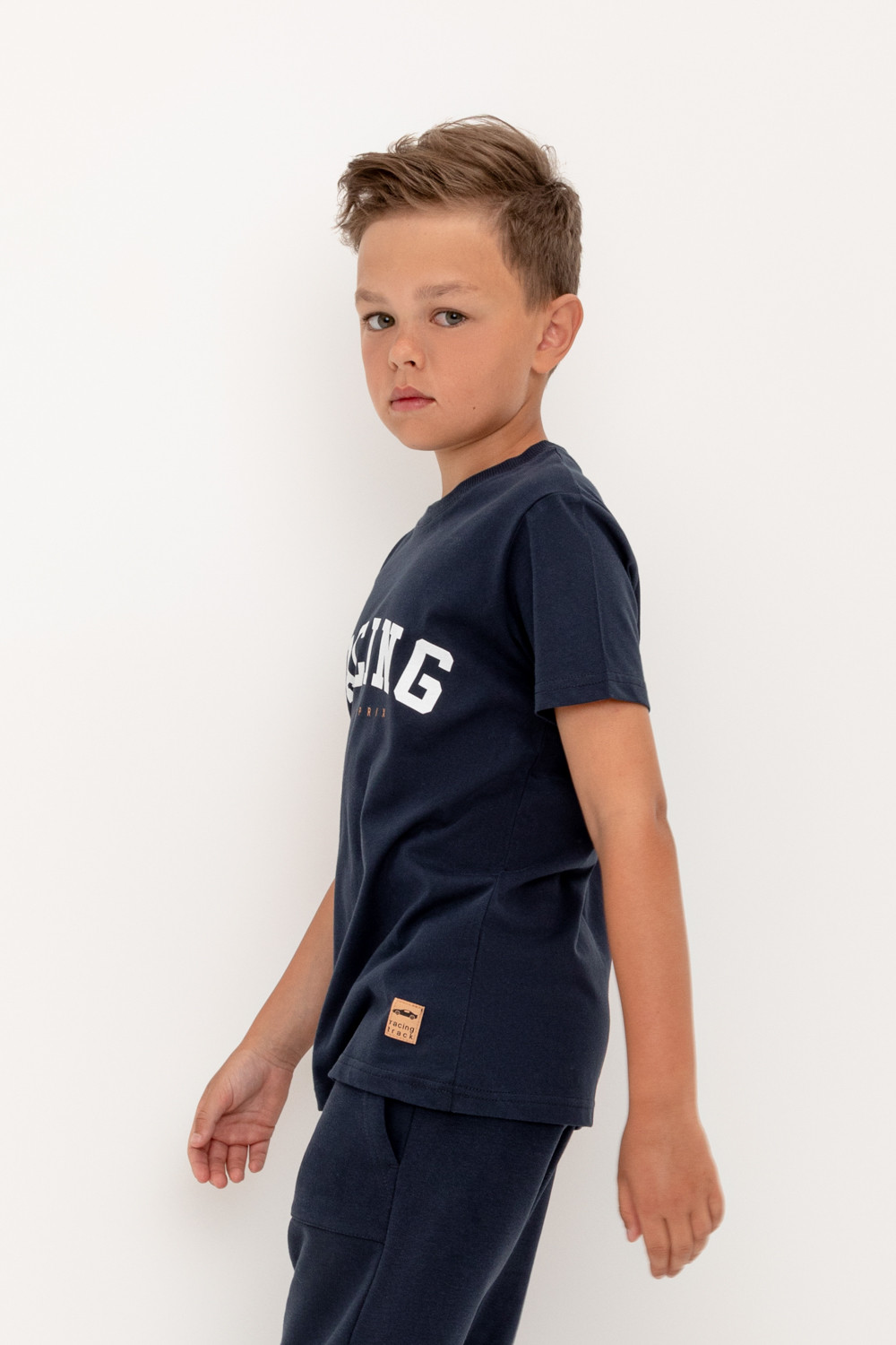 картинка Футболка для мальчика Crockid КР 302172 индиго к408 от магазина детских товаров ALiSa