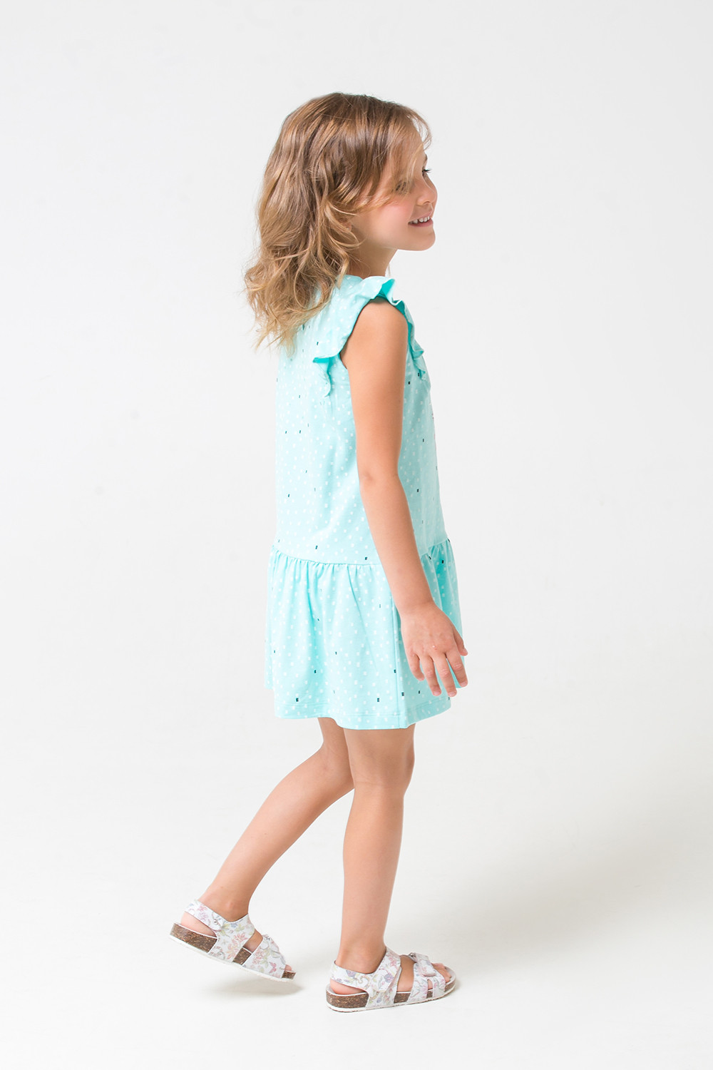картинка Платье для девочки Crockid КР 5673 минт, дождик к277 от магазина детских товаров ALiSa