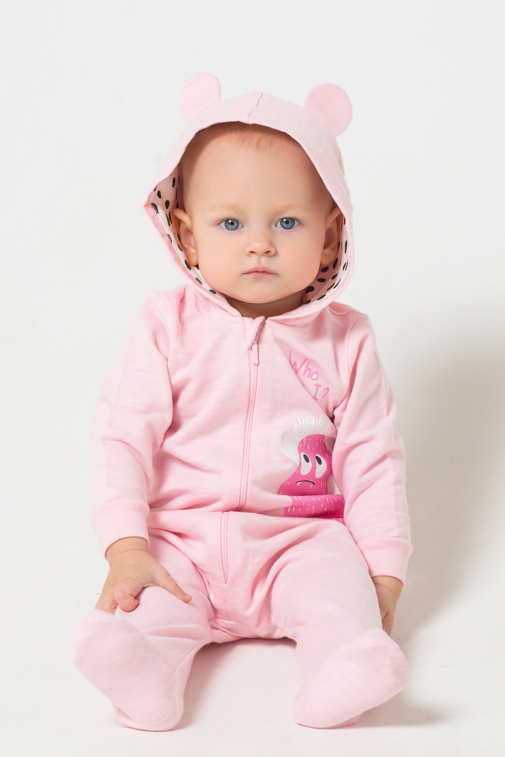 картинка Комбинезон для девочки Crockid К 6264 холодно-розовый от магазина детских товаров ALiSa