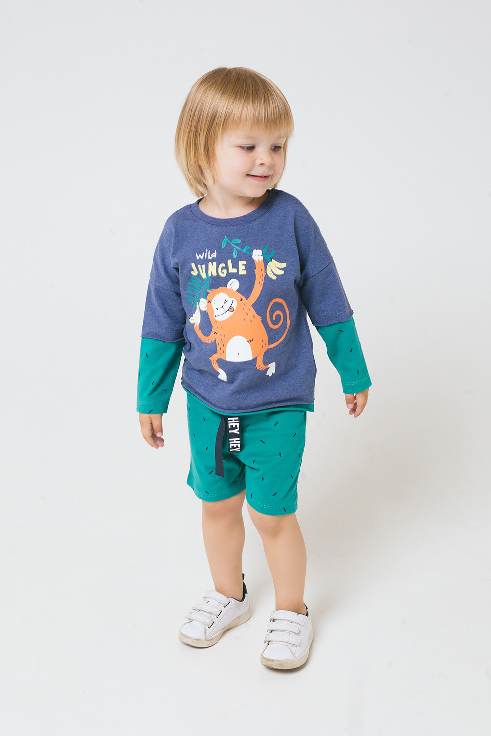 картинка Джемпер для мальчика Crockid КР 300893 синий меланж к238 от магазина детских товаров ALiSa
