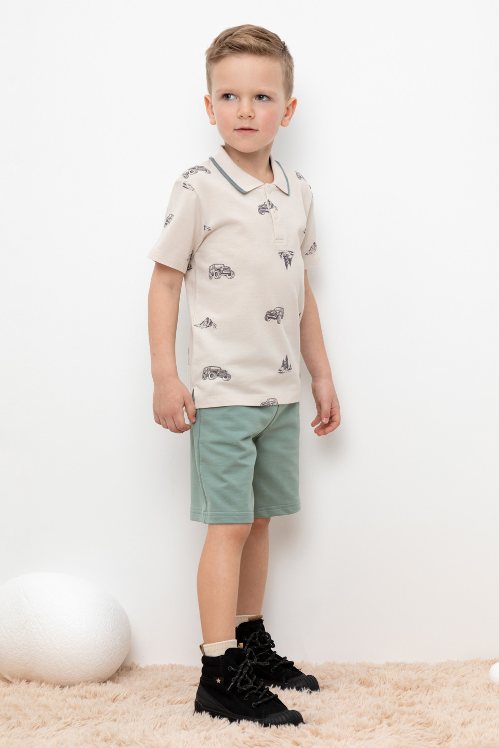 картинка Шорты для мальчика Crockid КР 400510 полынь к424 от магазина детских товаров ALiSa