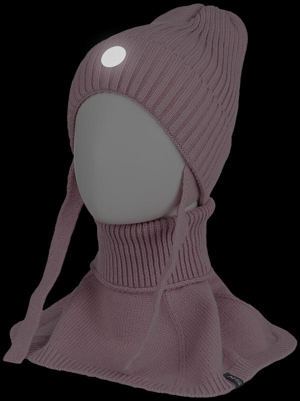 картинка Комплект шапка манишка для девочки NIKASTYLE 12з16025 Пудра от магазина детских товаров ALiSa