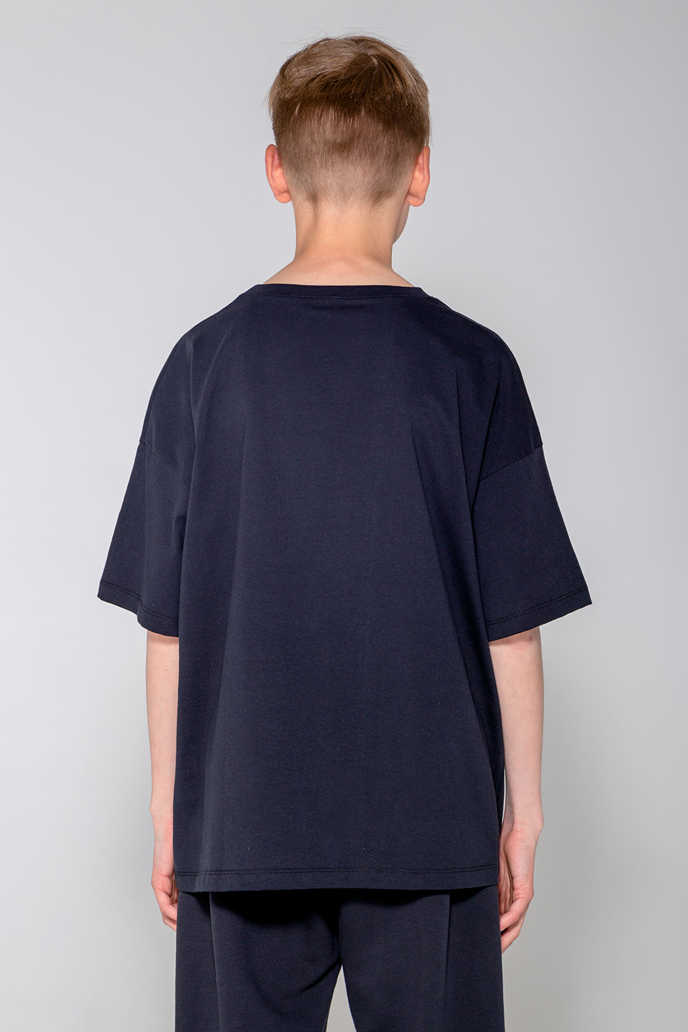 картинка Футболка для мальчика КБ 301866 черный к78 от магазина детских товаров ALiSa