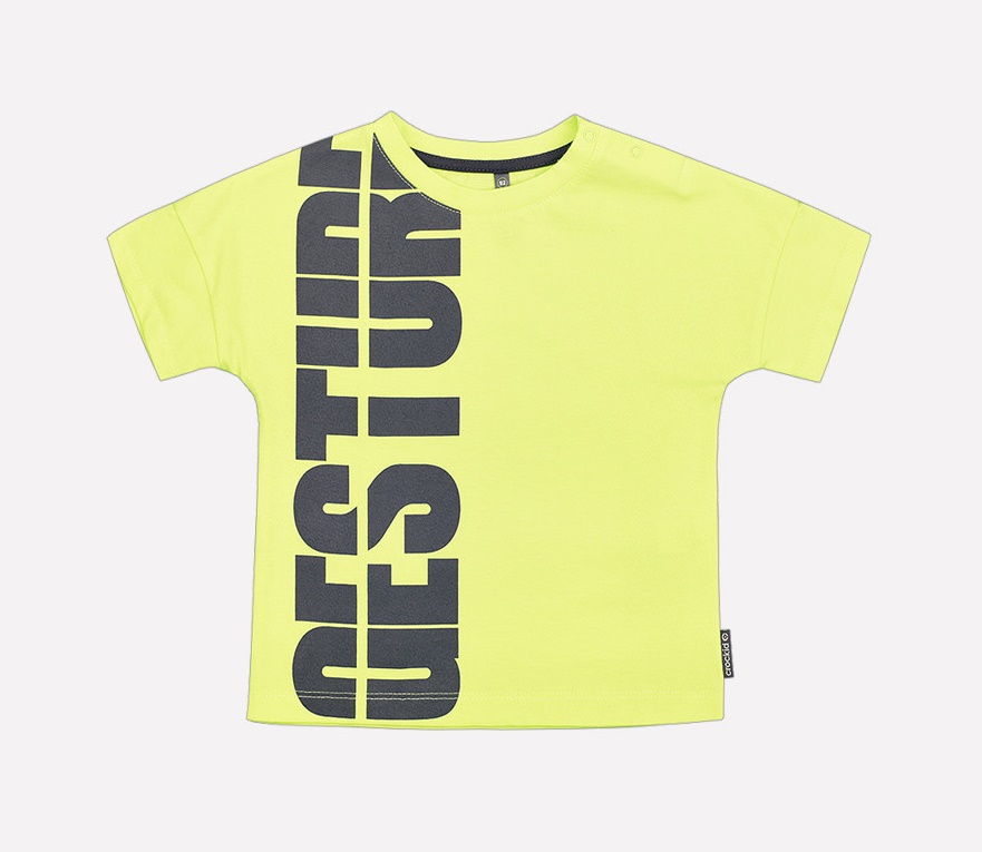 картинка Футболка для мальчика Crockid КР 300620 лайм2 к202 от магазина детских товаров ALiSa