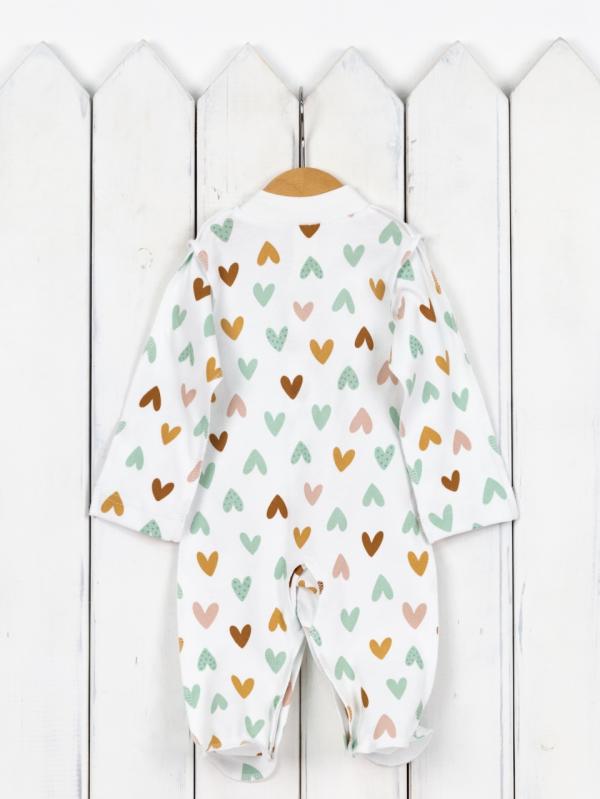 картинка Комбинезон детский Baby Boom К332/10008-И(Н) Сердечки на сахаре я733 от магазина детских товаров ALiSa