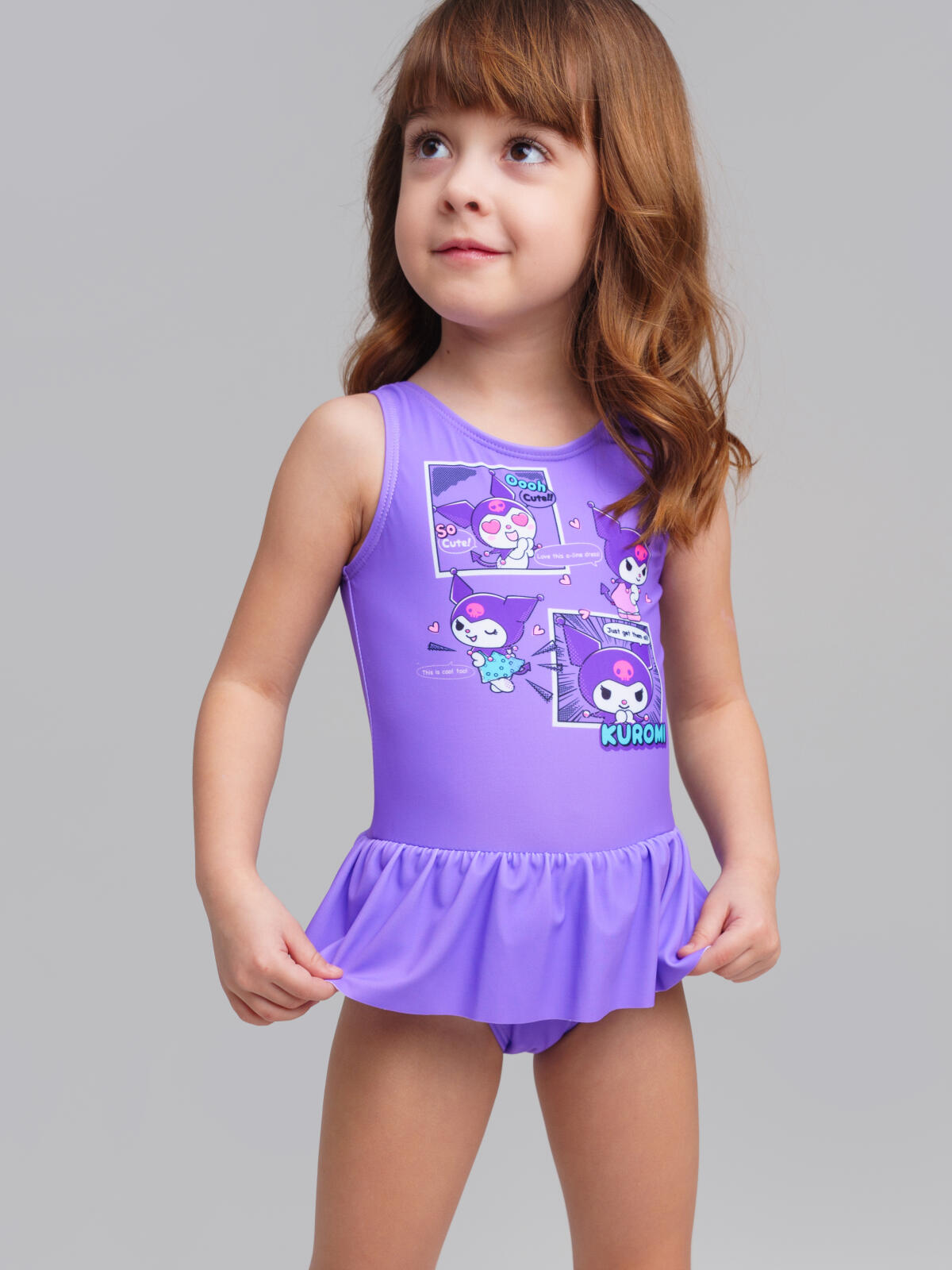 картинка Купальник для девочки PL 12542092 Сиреневый от магазина детских товаров ALiSa