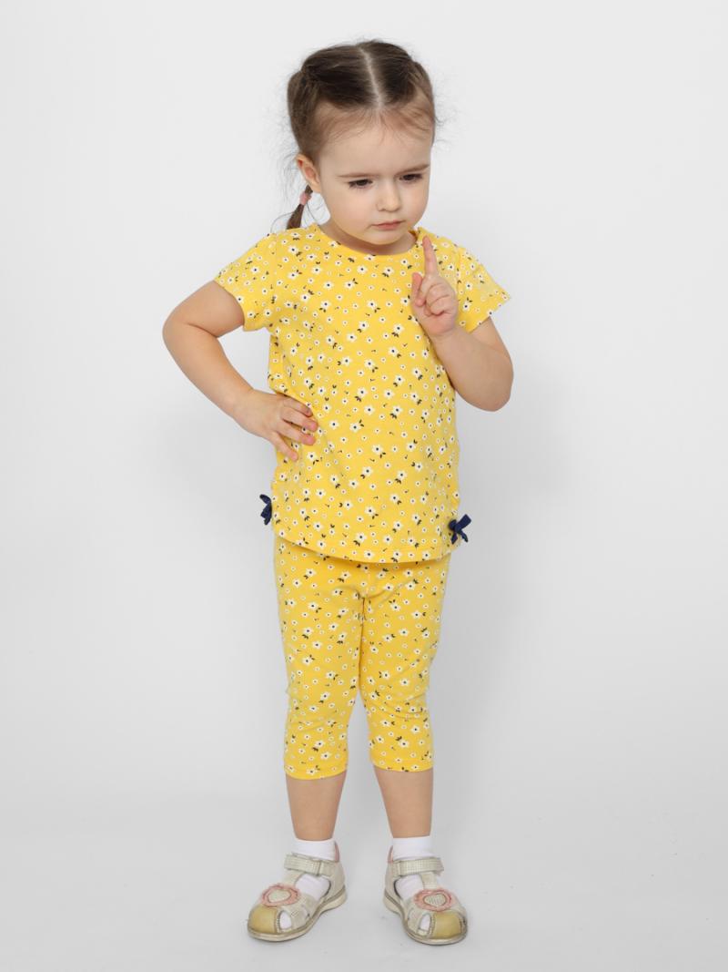 картинка Бриджи для девочки Cherubino CSBG 70382-30-376 Желтый от магазина детских товаров ALiSa