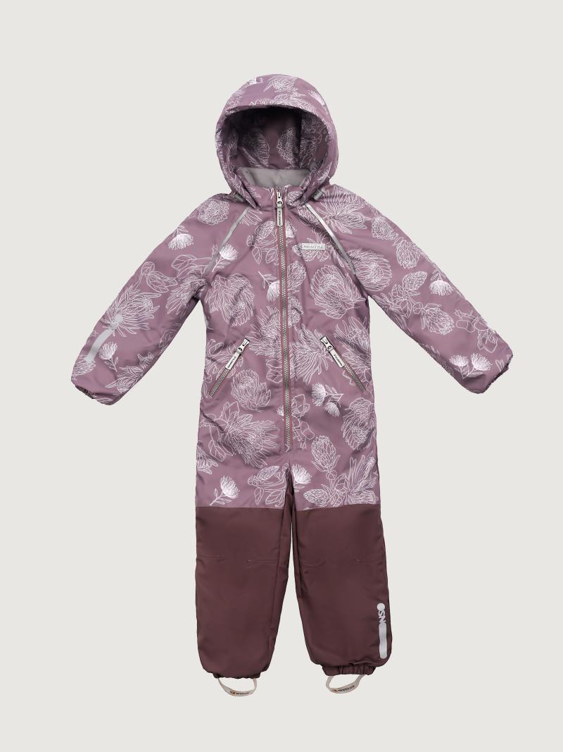 картинка Комбинезон утеплённый для девочки NIKASTYLE 8м1825 Какао шоколад от магазина детских товаров ALiSa