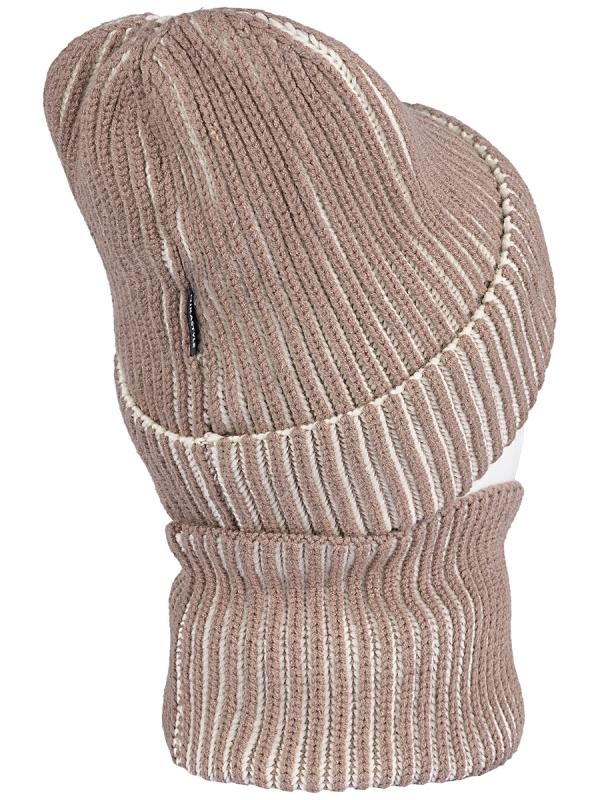 картинка Комплект шапка снуд для девочки NIKASTYLE 12з16624 Какао молоко от магазина детских товаров ALiSa