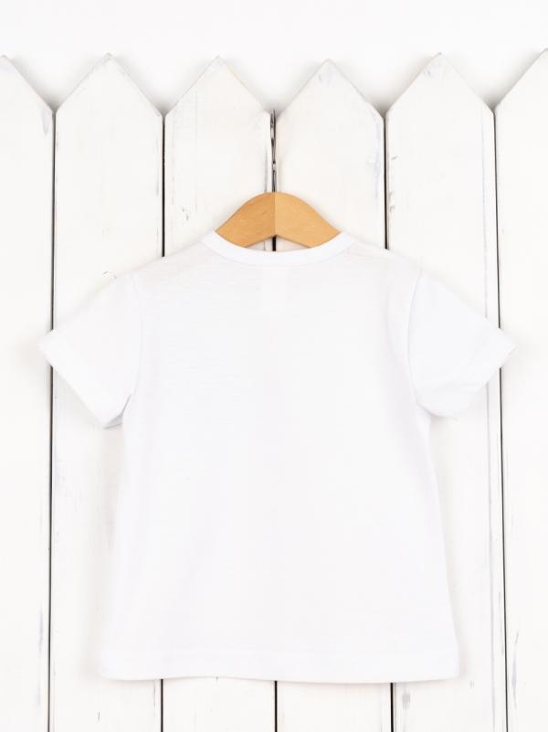 картинка Футболка детская Baby Boom Ф156/4-К Белый от магазина детских товаров ALiSa