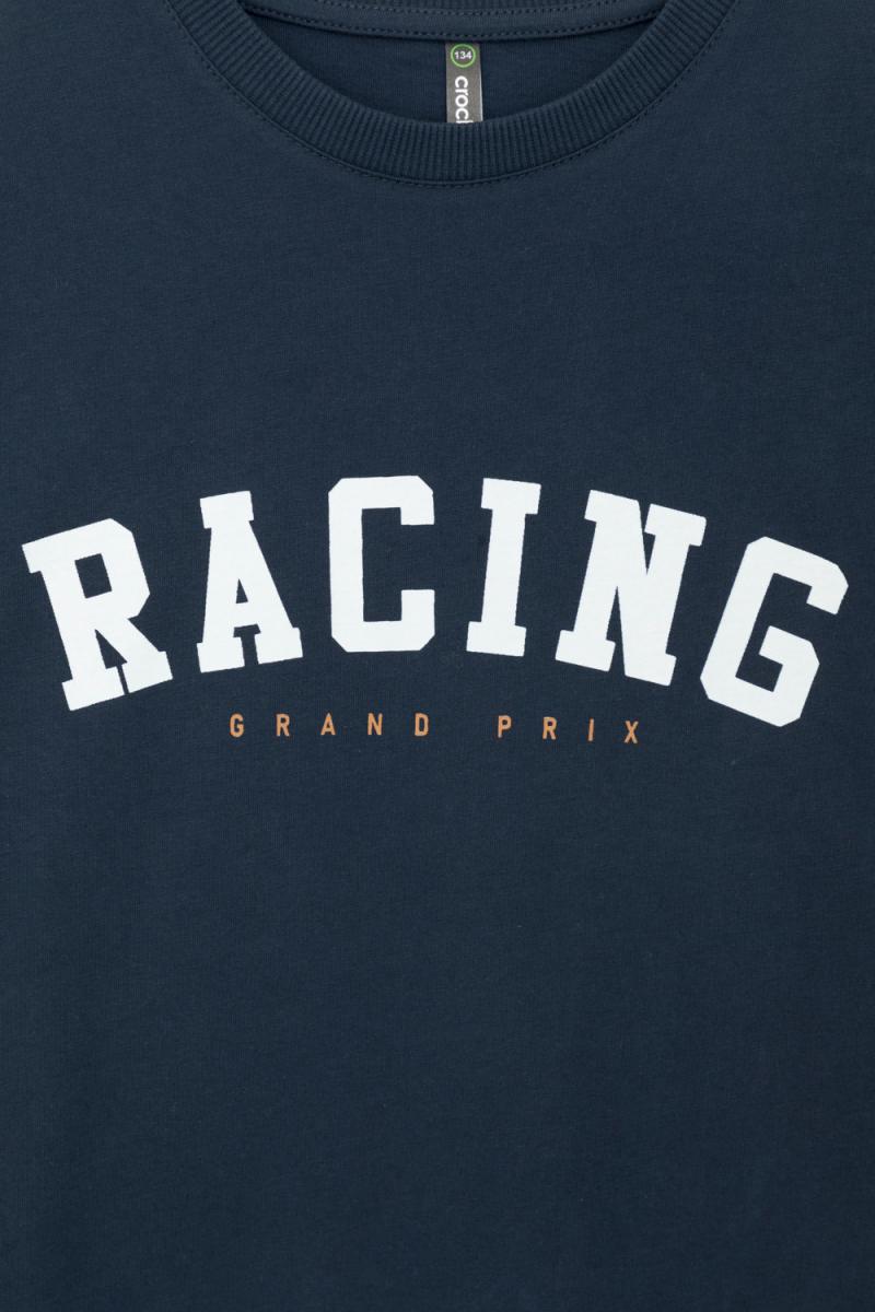 картинка Футболка для мальчика Crockid КР 302172 индиго к408 от магазина детских товаров ALiSa