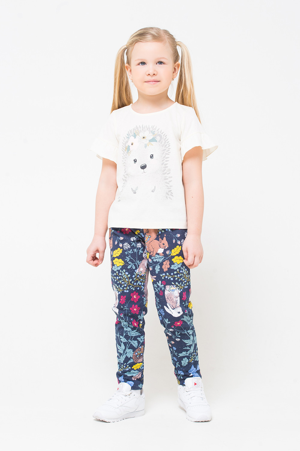картинка Бриджи для девочки Crockid КР 4074 индиго, осенняя сказка к267 от магазина детских товаров ALiSa