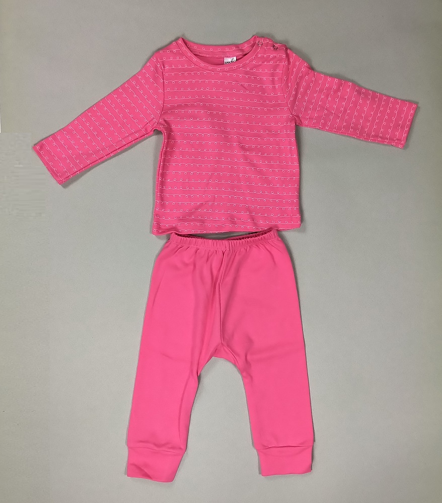 картинка Комплект для девочки Crockid К 2583 клюква витая полоска + розовый от магазина детских товаров ALiSa