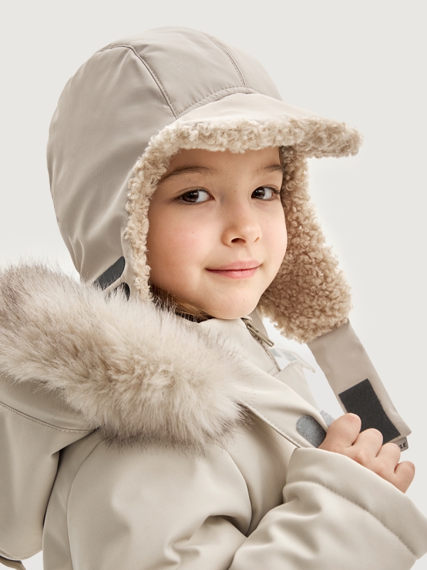 картинка Шапка мембранная утепленная NIKASTYLE 11з16325 Кешью от магазина детских товаров ALiSa