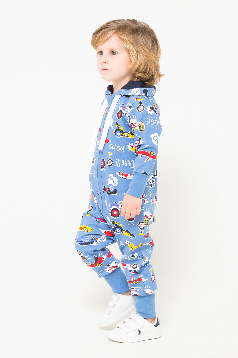 картинка Комбинезон для мальчика Crockid КР 6324 дымчато-синий, ралли к254 от магазина детских товаров ALiSa