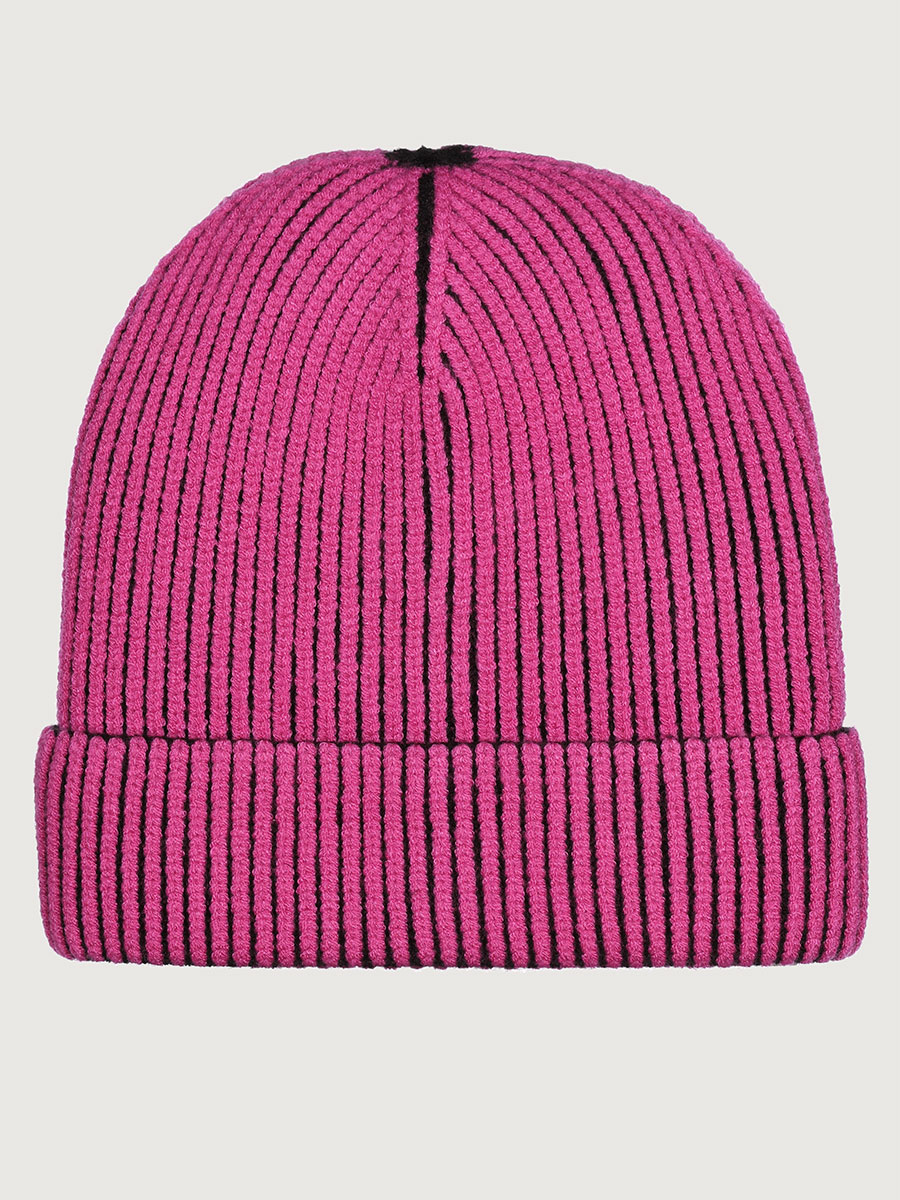 картинка Шапка для девочки NIKASTYLE 11м11025 Фуксия черный от магазина детских товаров ALiSa
