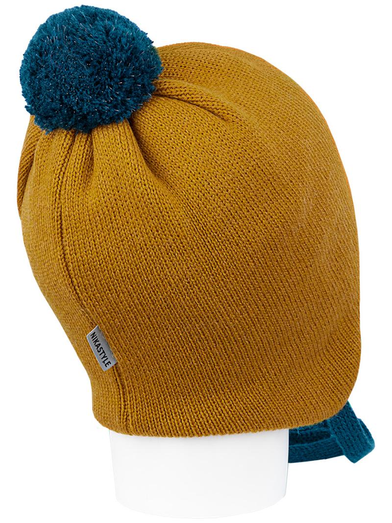 картинка Шапка утепленная для мальчика NIKASTYLE 11з13123 горчичный от магазина детских товаров ALiSa