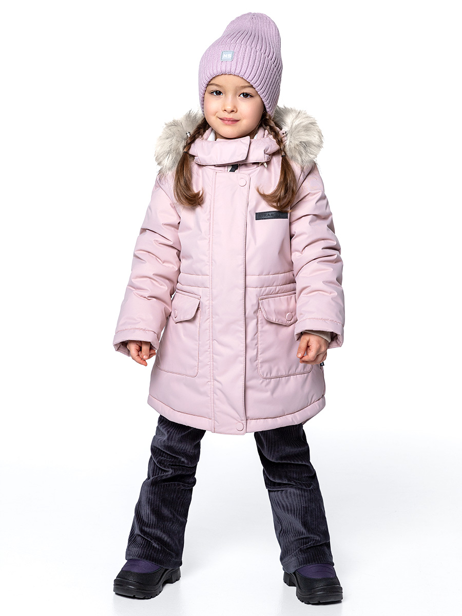 картинка Куртка зимняя для девочки NIKASTYLE 4з3624 Пудра от магазина детских товаров ALiSa