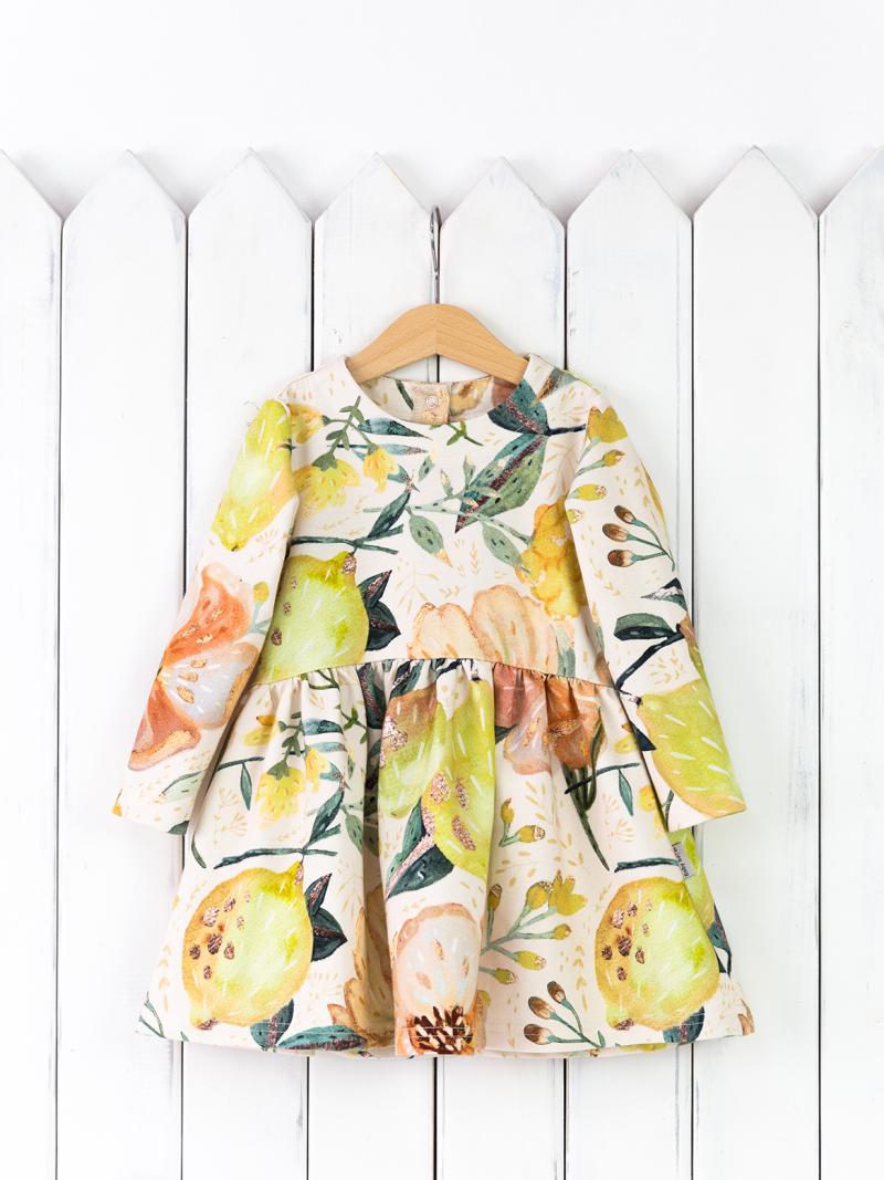 картинка Платье для девочки Baby Boom С129/24-Ф Ллимоны от магазина детских товаров ALiSa