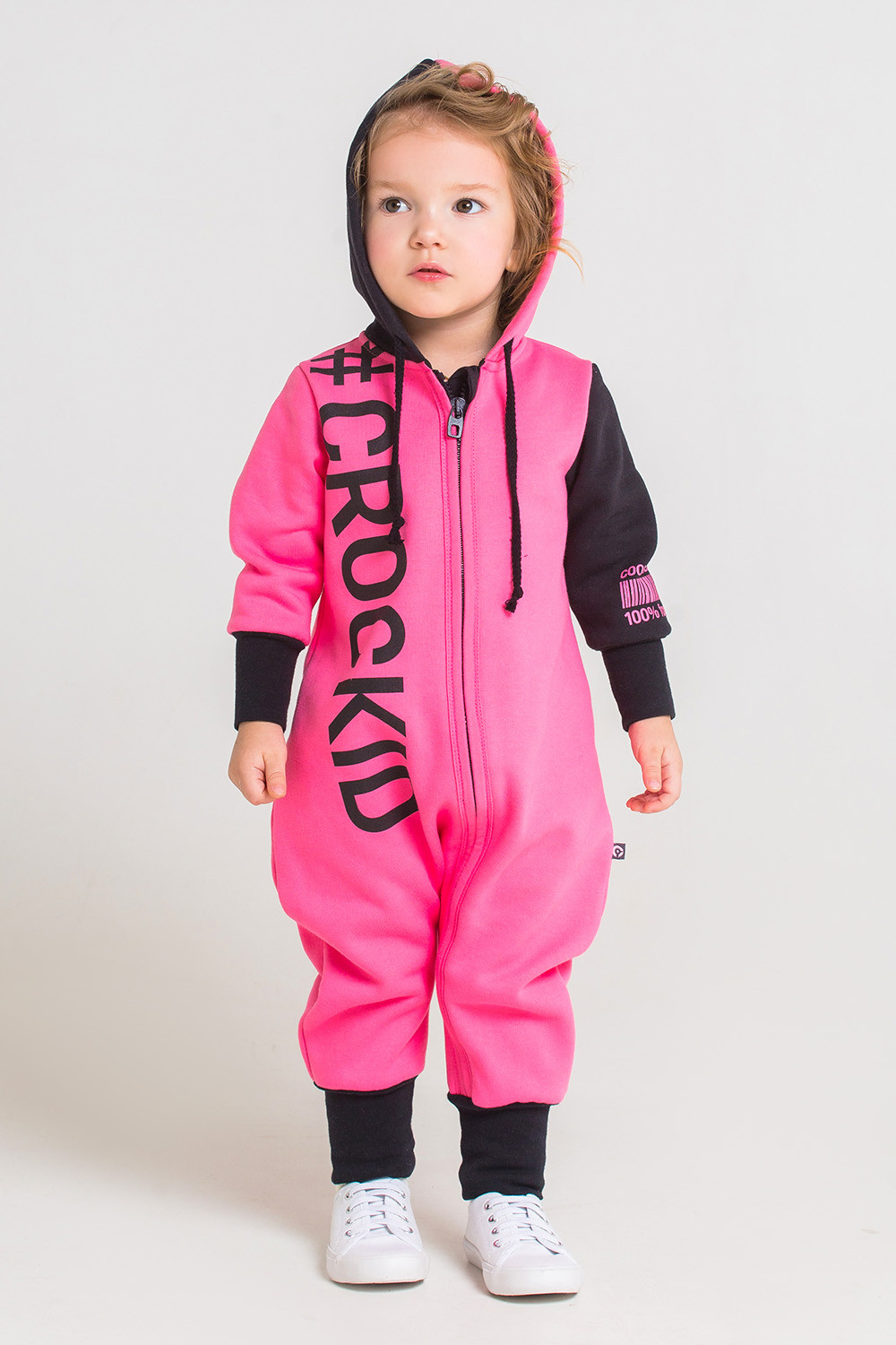 картинка Комбинезон для девочки Crockid КР 6276 ярко-розовый к229 от магазина детских товаров ALiSa