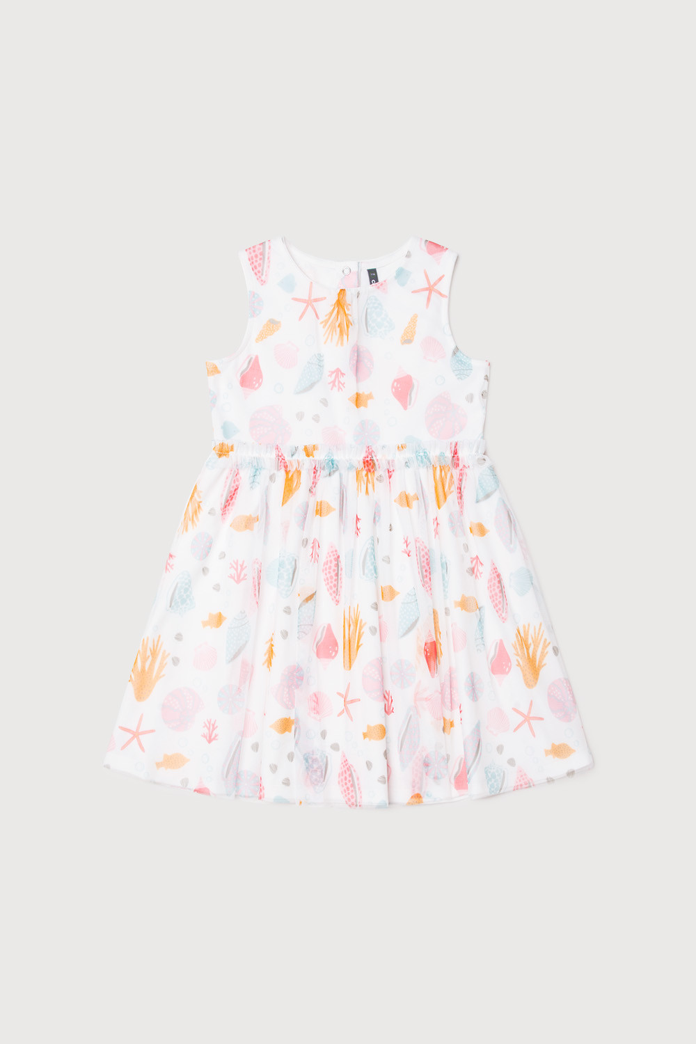картинка Платье для девочки Crockid КР 5583 сахар, морская шкатулка к243 от магазина детских товаров ALiSa