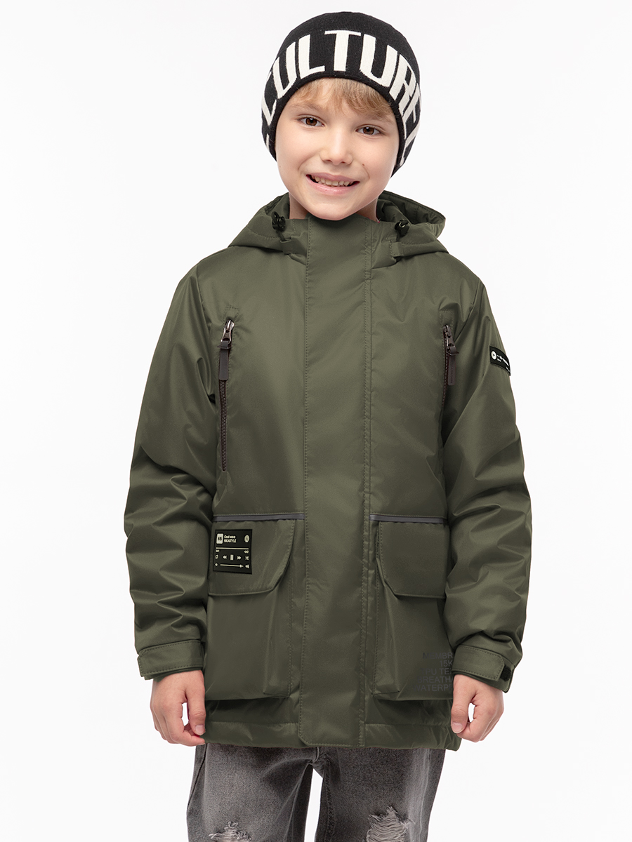 картинка Куртка утеплённая для мальчика NIKASTYLE 4м3525 Хаки от магазина детских товаров ALiSa
