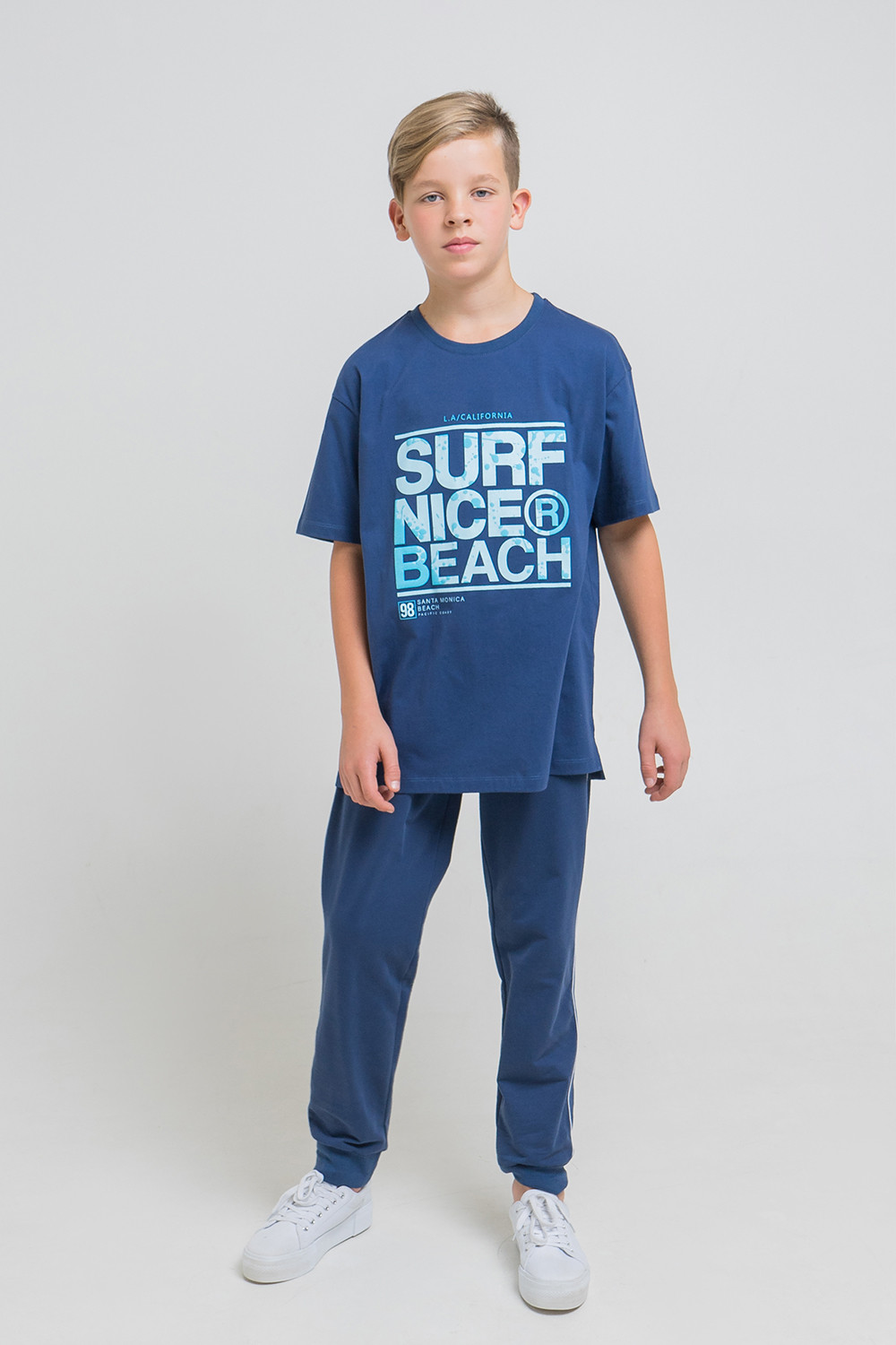 картинка Брюки для мальчика КБ 400024 темно-синий к46 от магазина детских товаров ALiSa