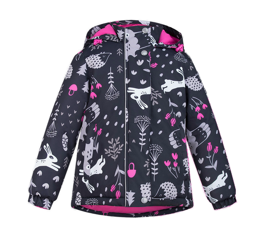 картинка Куртка зимняя для девочки Crockid ВК 20063/н/3 ГР от магазина детских товаров ALiSa