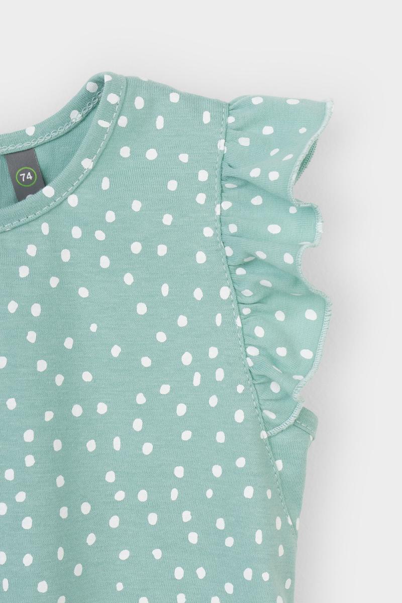 картинка Футболка для девочки Crockid КР 301627 мятный зеленый, крапинки к361 от магазина детских товаров ALiSa