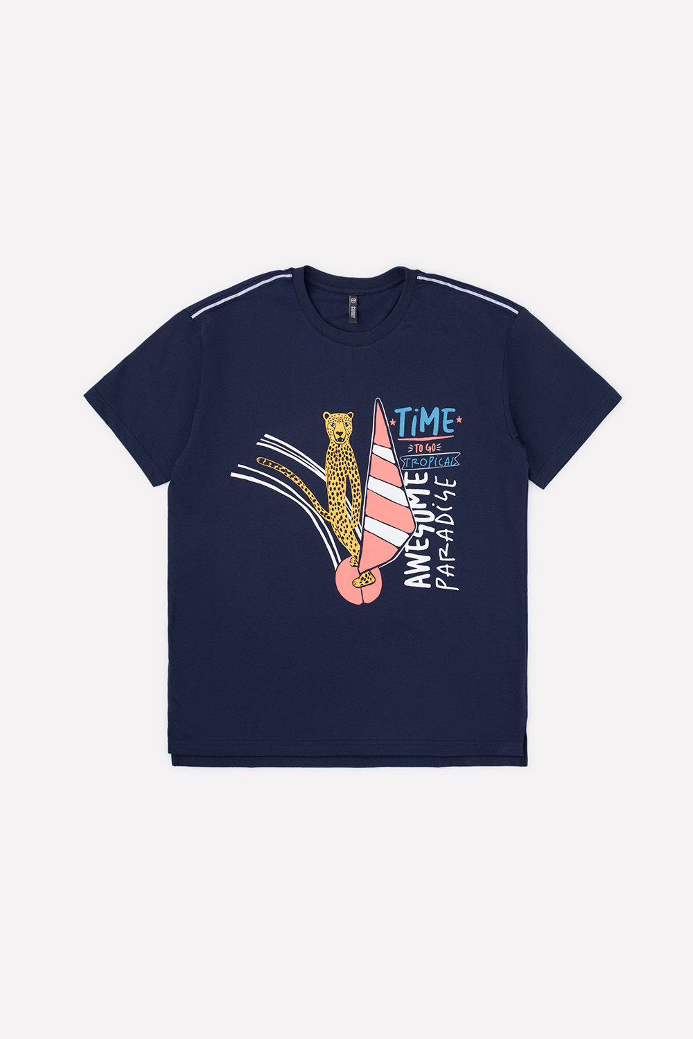 картинка Футболка для мальчика КБ 301379 глубокий синий к46 от магазина детских товаров ALiSa