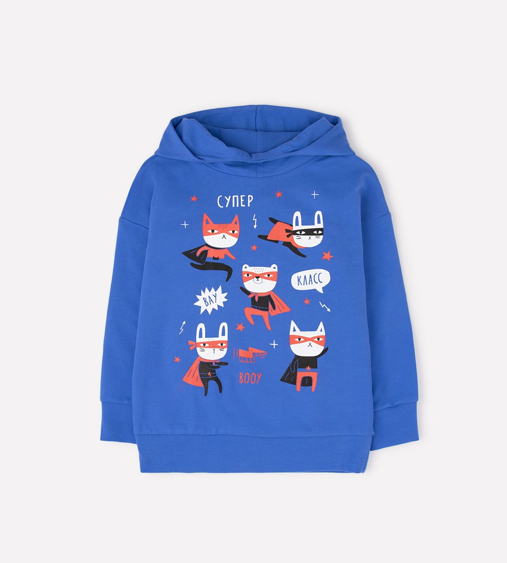 картинка Джемпер для мальчика Crockid К 301539 синий шторм к1275 от магазина детских товаров ALiSa