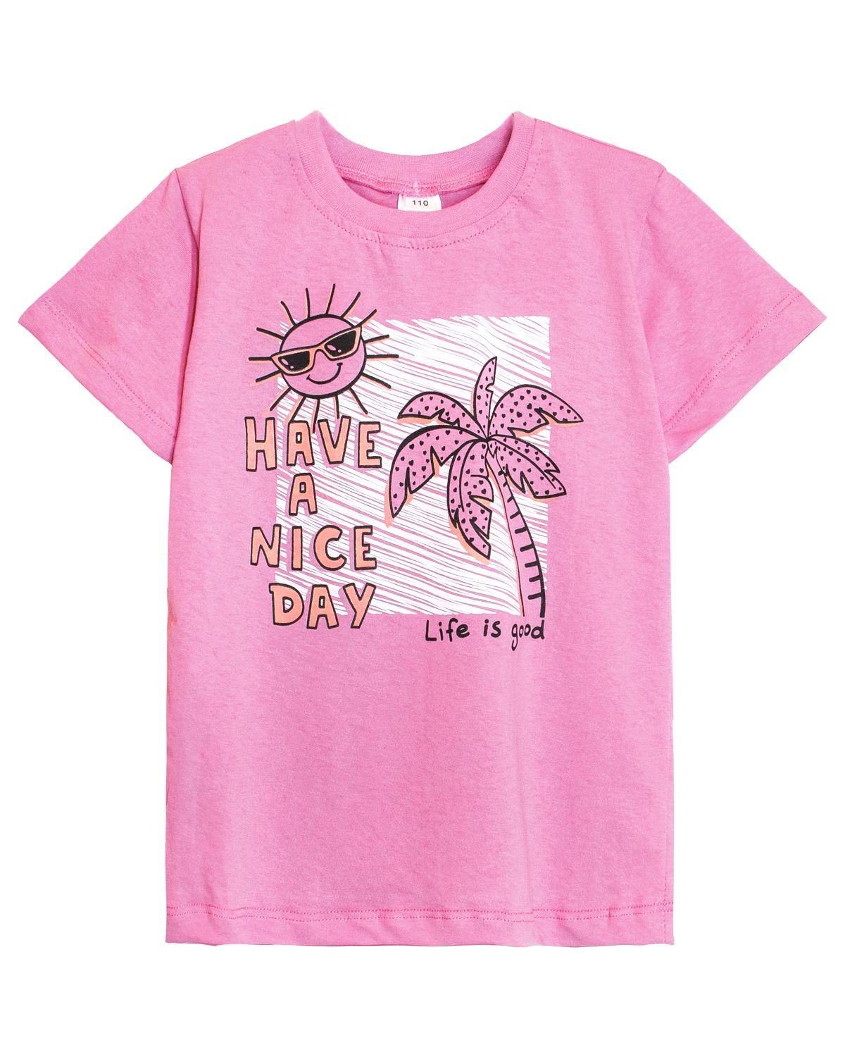 картинка Футболка для девочки Let's go LG 51270 розовый от магазина детских товаров ALiSa