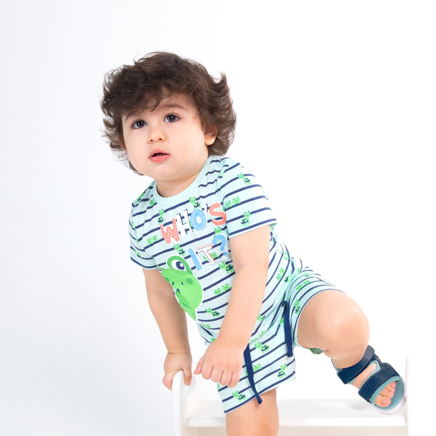 картинка Шорты для мальчика CSNB 70055-40-279 Бирюзовый от магазина детских товаров ALiSa