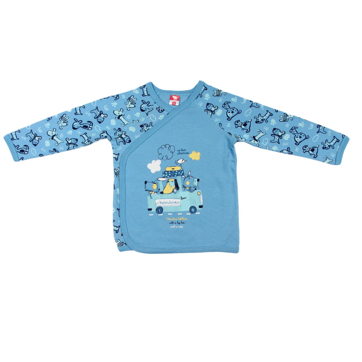 картинка Кофточка для мальчика Сherubino CWN 61418 (129) Голубой от магазина детских товаров ALiSa