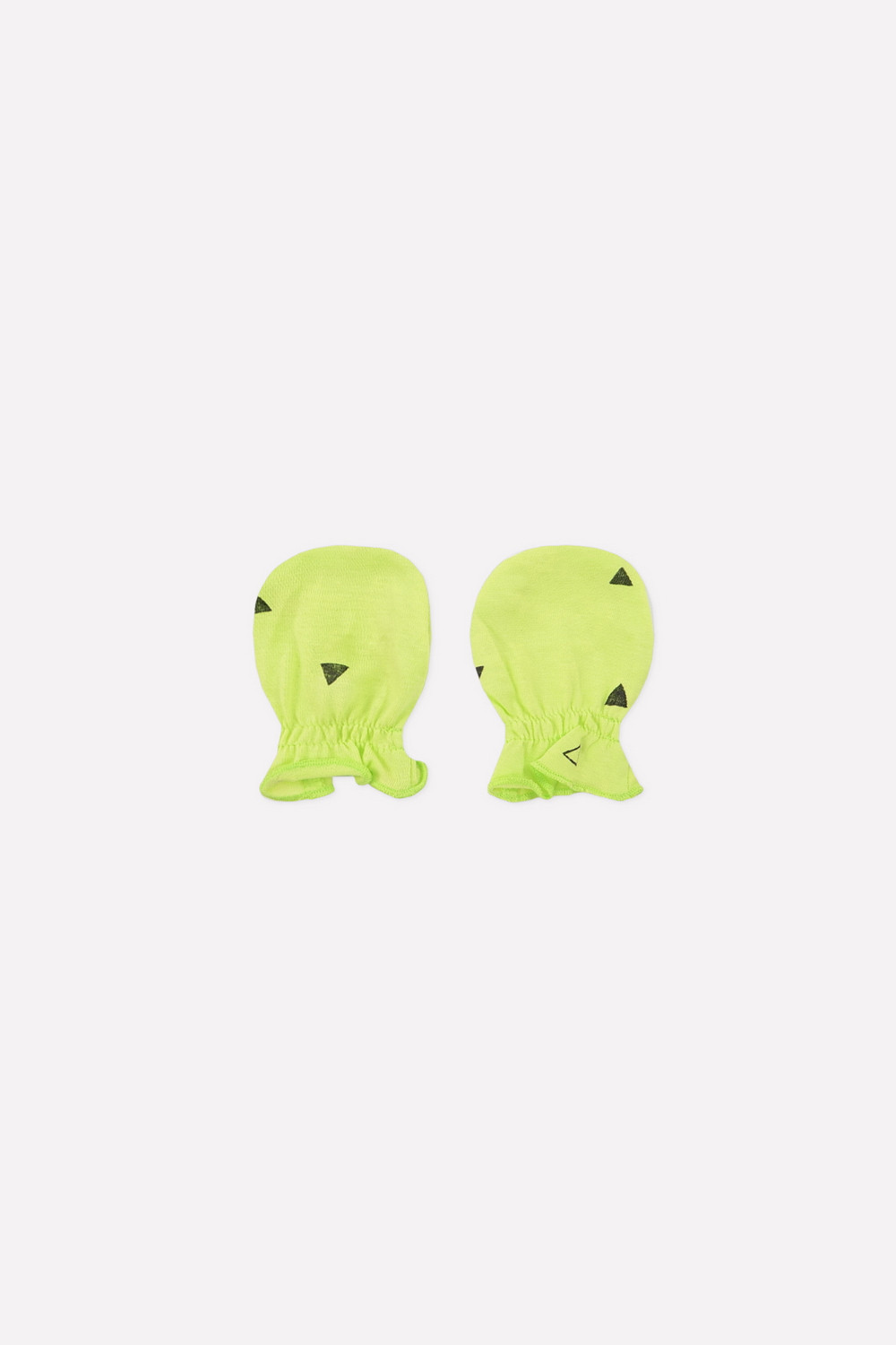 картинка Рукавички для мальчика Crockid К 8501 треугольники на салатовом от магазина детских товаров ALiSa