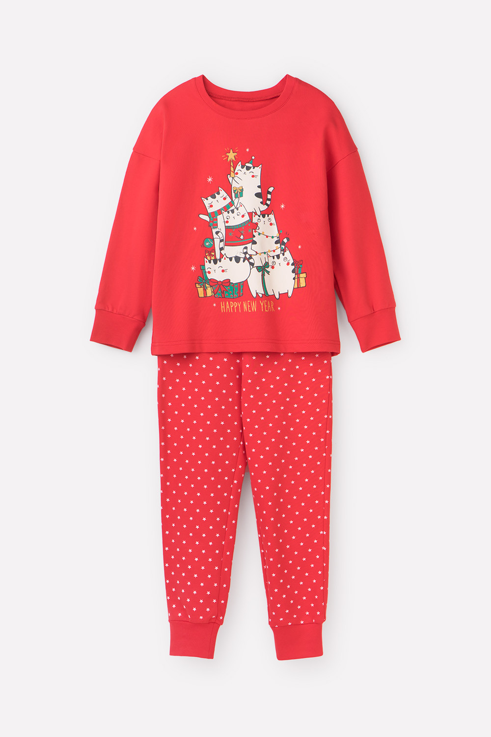 картинка Пижама детская Crockid К 1583 красный, поп звезды от магазина детских товаров ALiSa