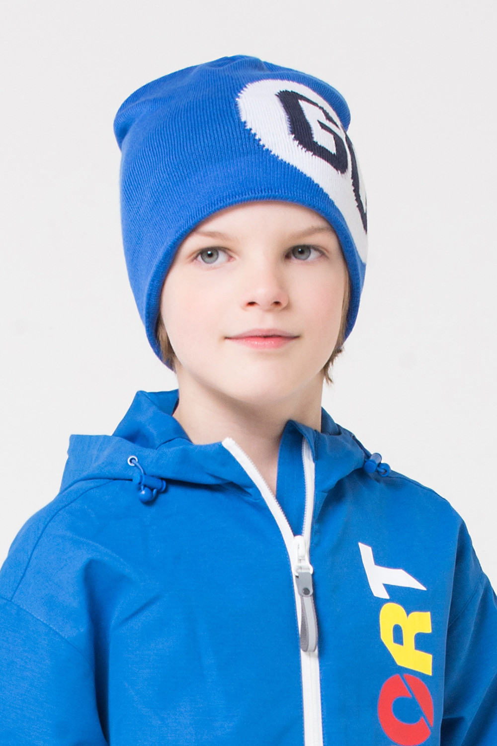 картинка Шапка для мальчика Crockid КВ 20127 голубой от магазина детских товаров ALiSa