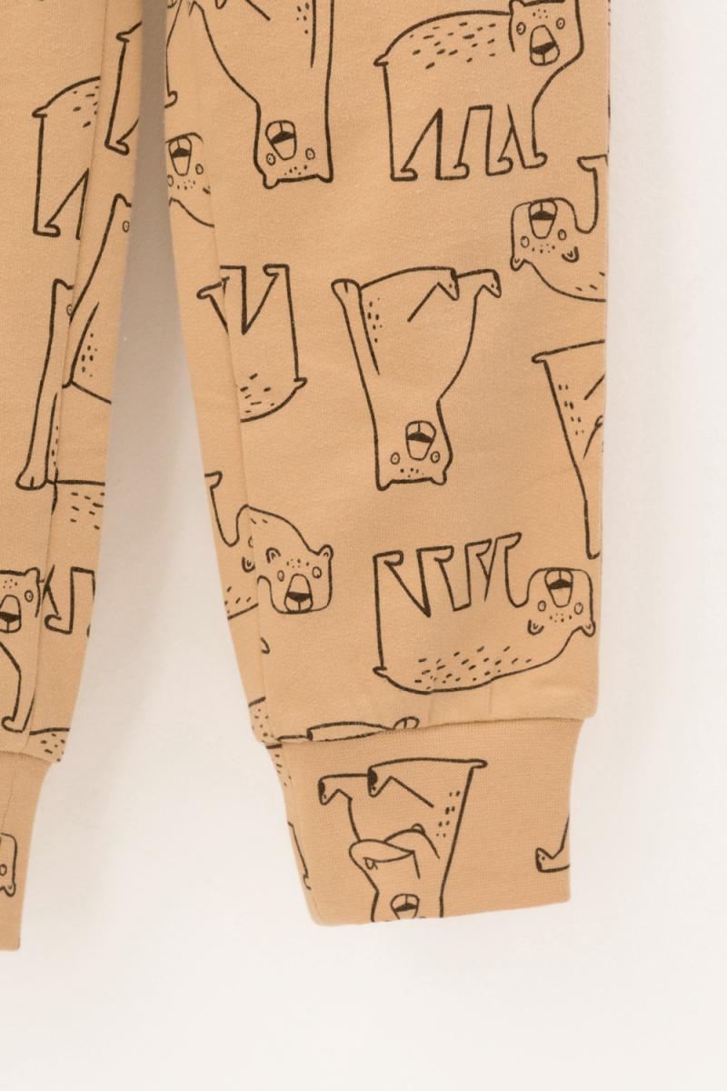 картинка Пижама для мальчика Crockid К 1587 итальянский песок, медведи от магазина детских товаров ALiSa