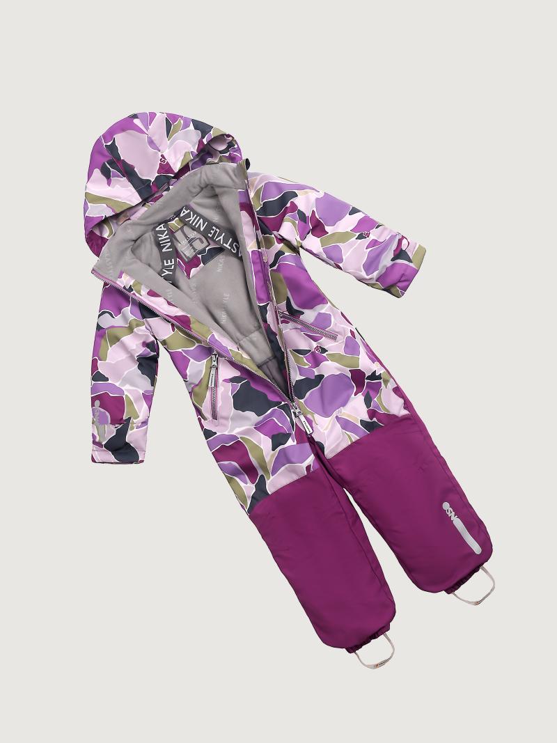 картинка Комбинезон утеплённый для девочки NIKASTYLE 8м1225 Цикламен брусника от магазина детских товаров ALiSa