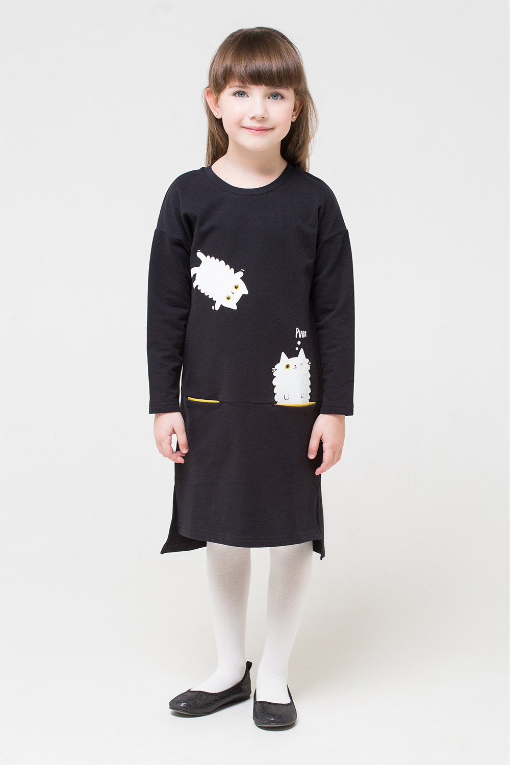 картинка Платье для девочки Crockid КР 5631 черный к271 от магазина детских товаров ALiSa