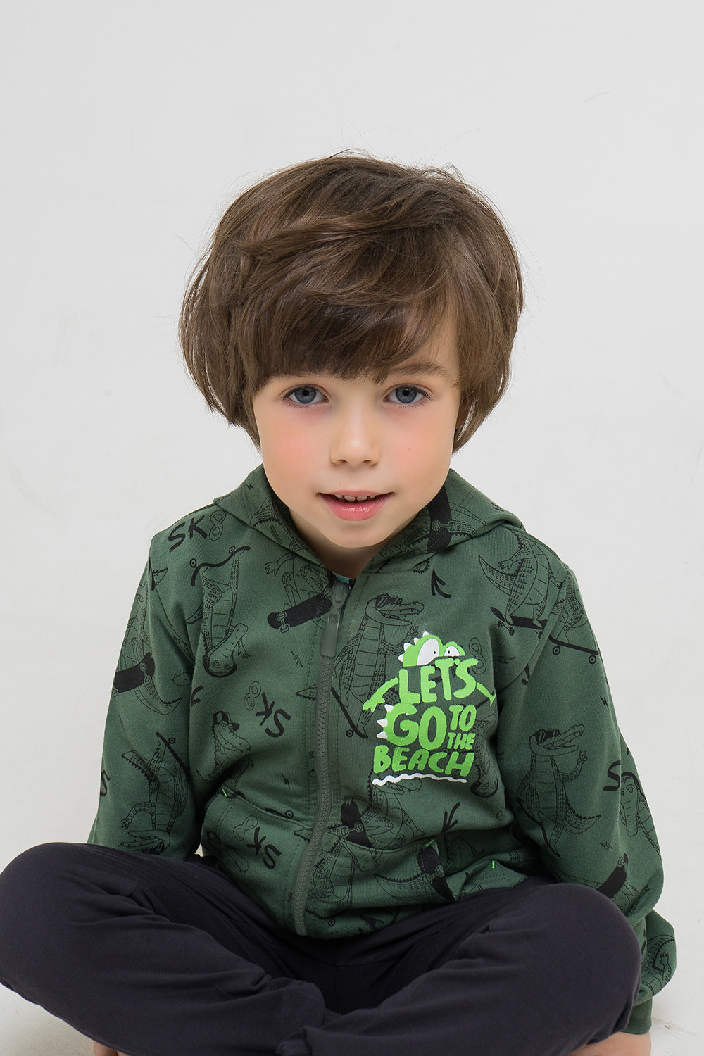 картинка Куртка для мальчика Crockid К 301286 лесной мох, крокодилы к1261 от магазина детских товаров ALiSa