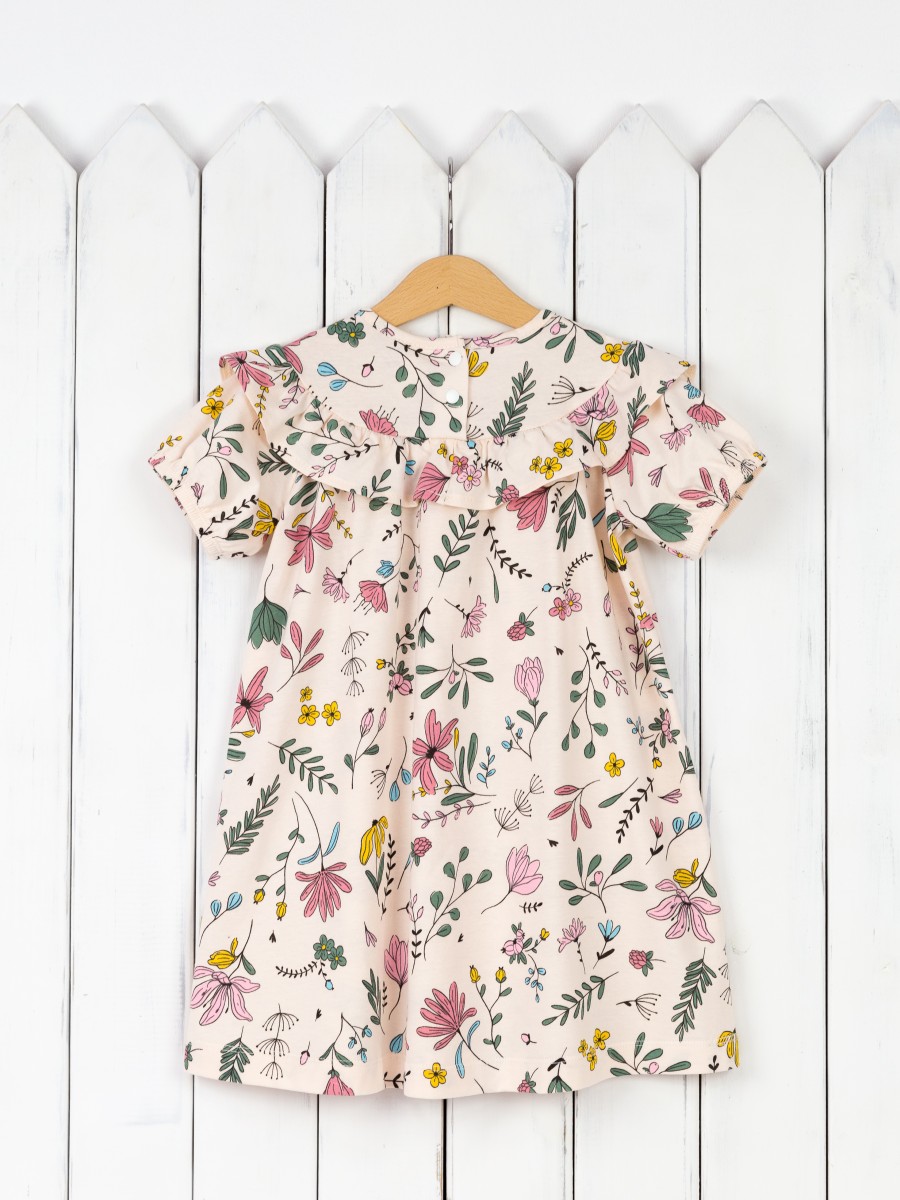 картинка Платье для девочки Baby Boom С192/2-К Цветочный сад от магазина детских товаров ALiSa